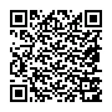 Código QR para número de teléfono +19857501439