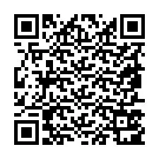 QR-koodi puhelinnumerolle +19857501458