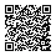 Código QR para número de teléfono +19857501754