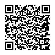 Codice QR per il numero di telefono +19857501807