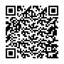 Codice QR per il numero di telefono +19857501925