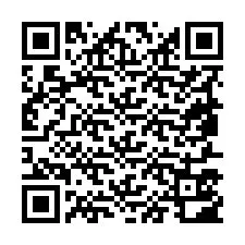 QR Code pour le numéro de téléphone +19857502018