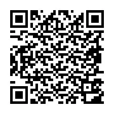 QR Code pour le numéro de téléphone +19857502066