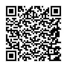 QR-Code für Telefonnummer +19857502075