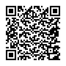 QR-Code für Telefonnummer +19857502077