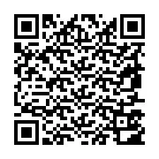 Código QR para número de teléfono +19857502080