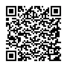 Código QR para número de telefone +19857502214