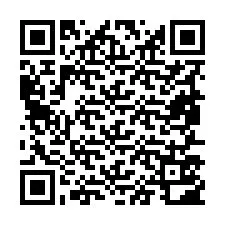 Código QR para número de telefone +19857502227