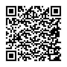 Codice QR per il numero di telefono +19857502257