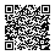 Código QR para número de telefone +19857502267