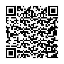 QR kód a telefonszámhoz +19857502285