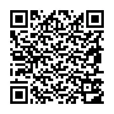 QR Code pour le numéro de téléphone +19857502420