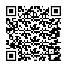 Código QR para número de teléfono +19857502483