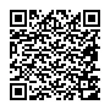 QR-code voor telefoonnummer +19857502573