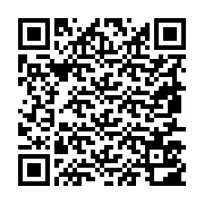 QR-koodi puhelinnumerolle +19857502584