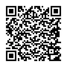 Código QR para número de telefone +19857502626