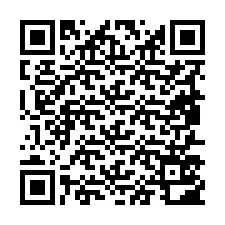 QR Code pour le numéro de téléphone +19857502656