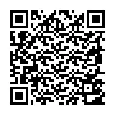 Codice QR per il numero di telefono +19857502744