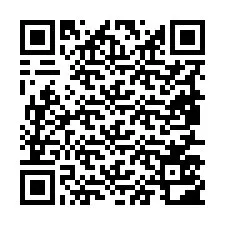 Codice QR per il numero di telefono +19857502786
