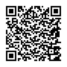 QR-code voor telefoonnummer +19857502815