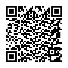 QR Code pour le numéro de téléphone +19857502871