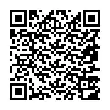 QR-code voor telefoonnummer +19857502883