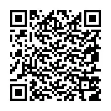 Código QR para número de telefone +19857506410