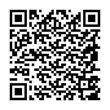 QR Code pour le numéro de téléphone +19857507074