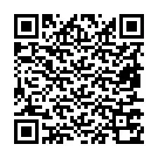 QR Code pour le numéro de téléphone +19857770087