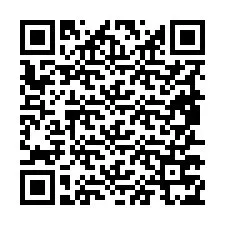 Código QR para número de teléfono +19857775272