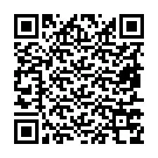 QR-Code für Telefonnummer +19857778417