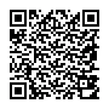 Código QR para número de telefone +19857810434