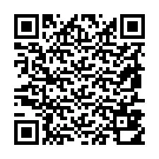 Codice QR per il numero di telefono +19857810541