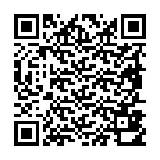 QR Code pour le numéro de téléphone +19857810562