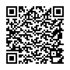 QR-Code für Telefonnummer +19857810661