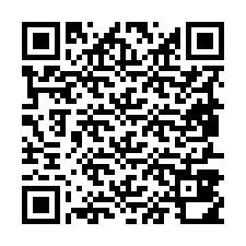 Kode QR untuk nomor Telepon +19857810846