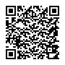 Codice QR per il numero di telefono +19857810961