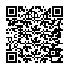 QR Code pour le numéro de téléphone +19857810998