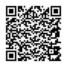 Código QR para número de telefone +19857811800