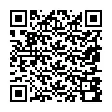 QR-koodi puhelinnumerolle +19857890085