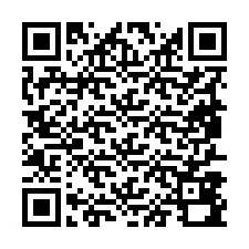 QR-koodi puhelinnumerolle +19857890156