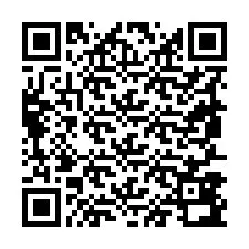 QR Code pour le numéro de téléphone +19857892124