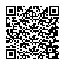 QR-код для номера телефона +19857892523