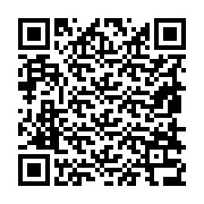 Código QR para número de telefone +19858336345