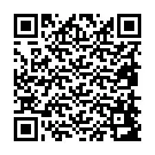 QR-код для номера телефона +19858483543