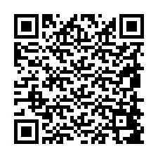 Código QR para número de teléfono +19858487450