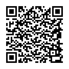 QR kód a telefonszámhoz +19858932210