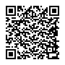 Codice QR per il numero di telefono +19858932296