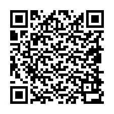 Codice QR per il numero di telefono +19858932298