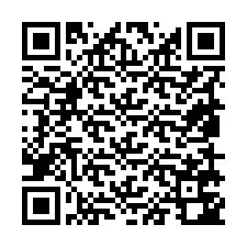 Código QR para número de telefone +19859742989